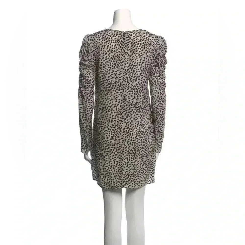 Lovely Anine Bing Animal Print Mini Dress size M - Picture 4 of 8